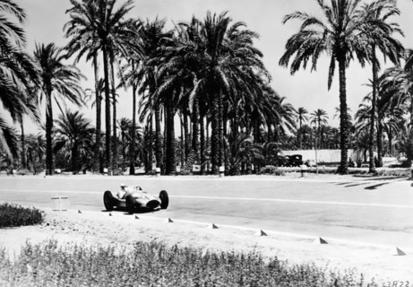 1.5 litre Mercedes in action, Tripoli Grand Prix, Tripoli, Libya, 1939. Artist: Unknown