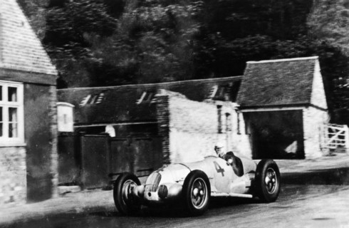Mercedes-Benz W125, Donington Grand Prix, 1937. Artist: Unknown