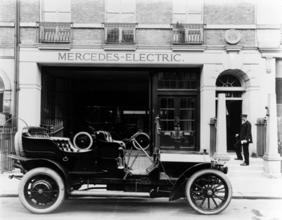 1907 Mercedes-Mixte Touring car, 1907. Artist: Unknown