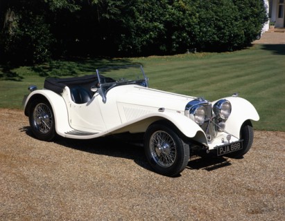 1937 Jaguar SS100. Artist: Unknown