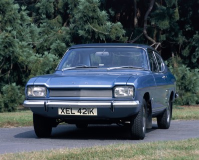 A 1972 Ford Capri 1600L. Artist: Unknown