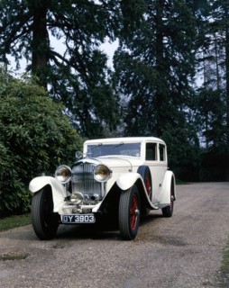 A 1930 Bentley 8 Litre saloon with a Mulliner body. Artist: Unknown