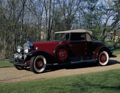 A 1930 Cadillac V16 Model 452. Artist: Unknown