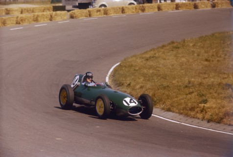 Graham Hill driving a Lotus Climax 16, Dutch Grand Prix, Zandvoort, Holland, 1959. Artist: Unknown