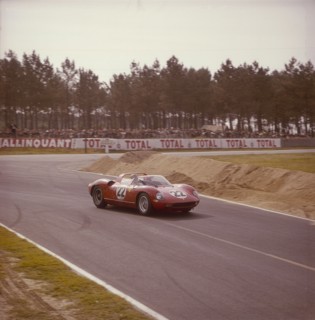 A Ferrari 250 P at Le Mans, France, 1963. Artist: Unknown