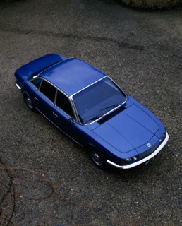 A 1974 NSU(Neckarsulm Strickmaschinen Union ) RO 80 viewed from above. Artist: Unknown