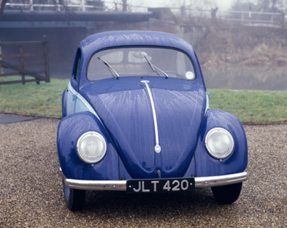 A 1947 Volkswagen Beetle. Artist: Unknown