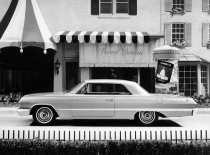 1963 Chevrolet Impala sport coupe, (c1963?). Artist: Unknown