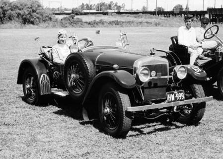 A woman at the wheel of a 3.6 litre 1914 Hispano-Suiza Alfonso XIII, Sydney, Australia. Artist: Unknown
