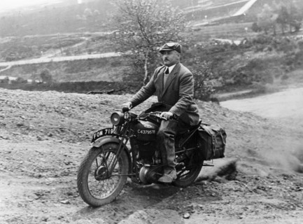 1940 BSA motorbike, (c1940?). Artist: Unknown