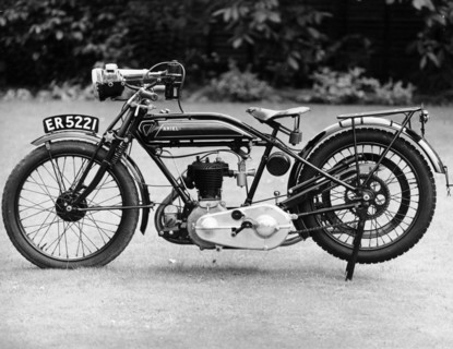 1926 Ariel motorbike. Artist: Unknown