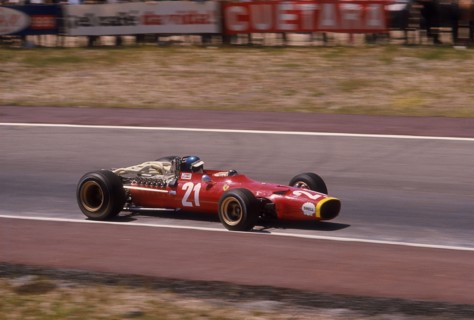 Jacky Ickx in a Ferrari, Spanish Grand Prix, Jarama, Madrid, 1968. Artist: Unknown