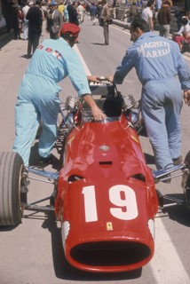 Ferrari of Chris Amon at the Spanish Grand Prix, Jarama, Madrid, 1968. Artist: Unknown