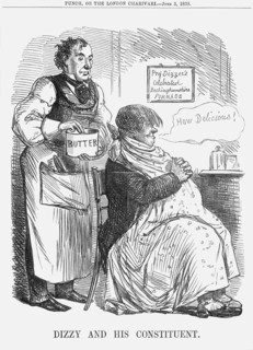 'Dizzy and his Constituent.', 1858. Artist: Unknown