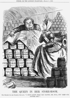 'The Queen in her Store-room', 1859. Artist: Unknown