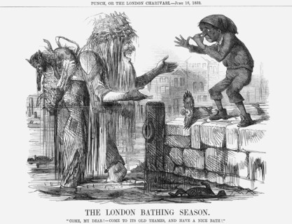 'The London Bathing Season', 1859. Artist: Unknown