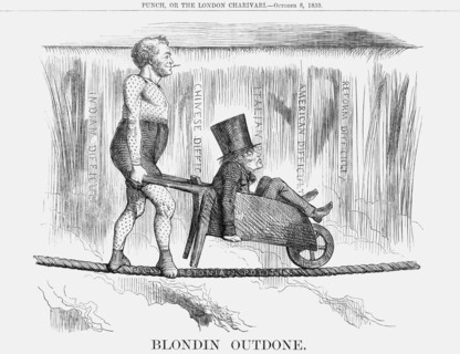 'Blondin Outdone', 1859. Artist: Unknown