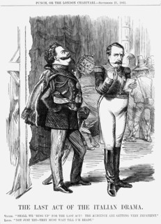 'The Last Act of the Italian Drama', 1861. Artist: Unknown