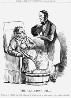 'The Gladstone Pill', 1860. Artist: Unknown