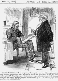 An opinion on boxing, 1860. Artist: Unknown