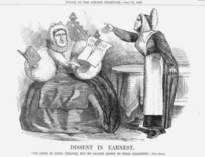 'Dissent in Earnest', 1860. Artist: Unknown
