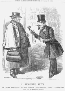 ' A Sensible Move'. 1860. Artist: Unknown