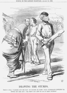 'Drawing The Stumps', 1862. Artist: John Tenniel