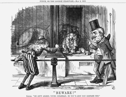 Beware!, 1863. Artist: John Tenniel