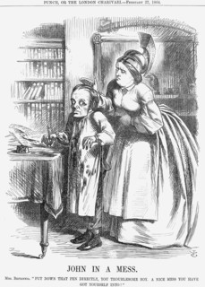'John In A Mess', 1864. Artist: John Tenniel