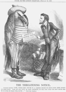 'The Threatening Note', 1865. Artist: John Tenniel