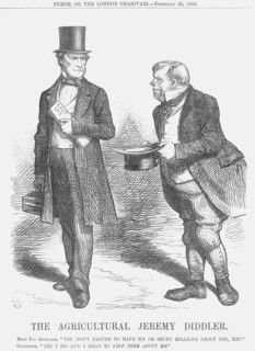 'The Agricultural Jeremy Diddler', 1865. Artist: John Tenniel