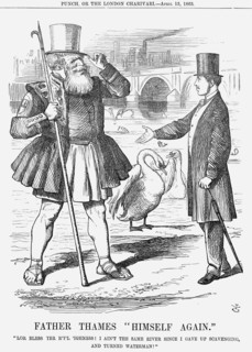 'Father Thames Himself Again', 1865 Artist: John Tenniel