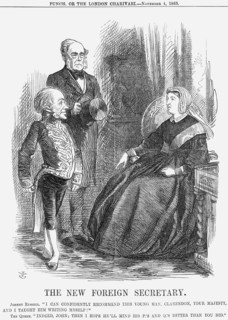 'The New Foreign Secretary', 1865. Artist: John Tenniel