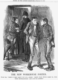 'The New Workhouse Porter', 1866. Artist: John Tenniel