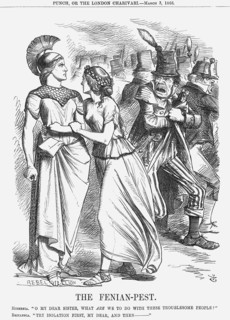 'The Fenian-Pest', 1866. Artist: John Tenniel