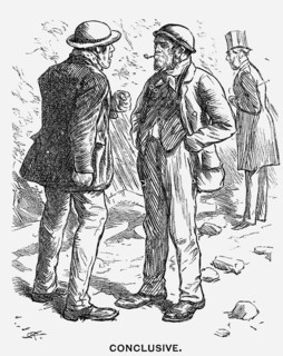 'Conclusive', 1866. Artist: Charles Samuel Keene