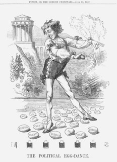 'The Political Egg-Dance', 1867. Artist: John Tenniel