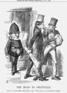 'The Road to Sheffield', 1867. Artist: John Tenniel