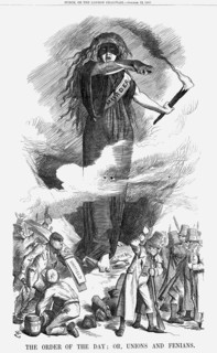 'The Order of the Day; or, Unions and Fenians', 1867. Artist: John Tenniel