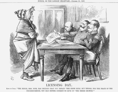 'Licensing Day', 1867. Artist: John Tenniel