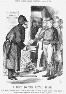 'A Hint to The Loyal Irish', 1868. Artist: John Tenniel