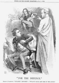 For the Defence, 1868. Artist: John Tenniel