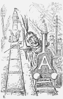 'The Worst Managed Railway Running Out of London', 1868. Artist: Edward Linley Sambourne