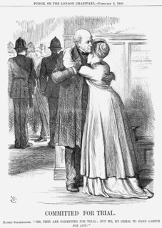 'Committed for Trial', 1869. Artist: John Tenniel