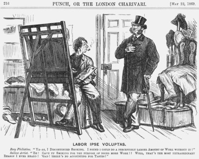 'Labor Ipse Voluptas', 1869. Artist: Charles Samuel Keene