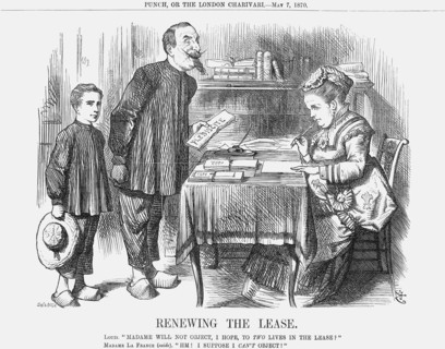 'Renewing The Lease', 1870. Artist: Joseph Swain