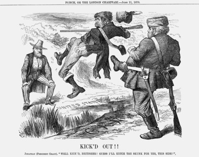 'Kick'd Out!!', 1870. Artist: Joseph Swain