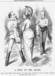 'A Duel to the Death', 1870. Artist: Joseph Swain