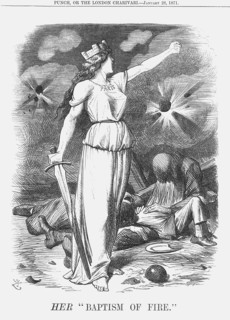'Her Baptism of Fire', 1871. Artist: Joseph Swain