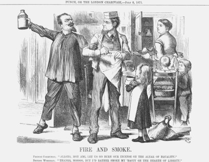 'Fire and Smoke', 1871. Artist: Joseph Swain